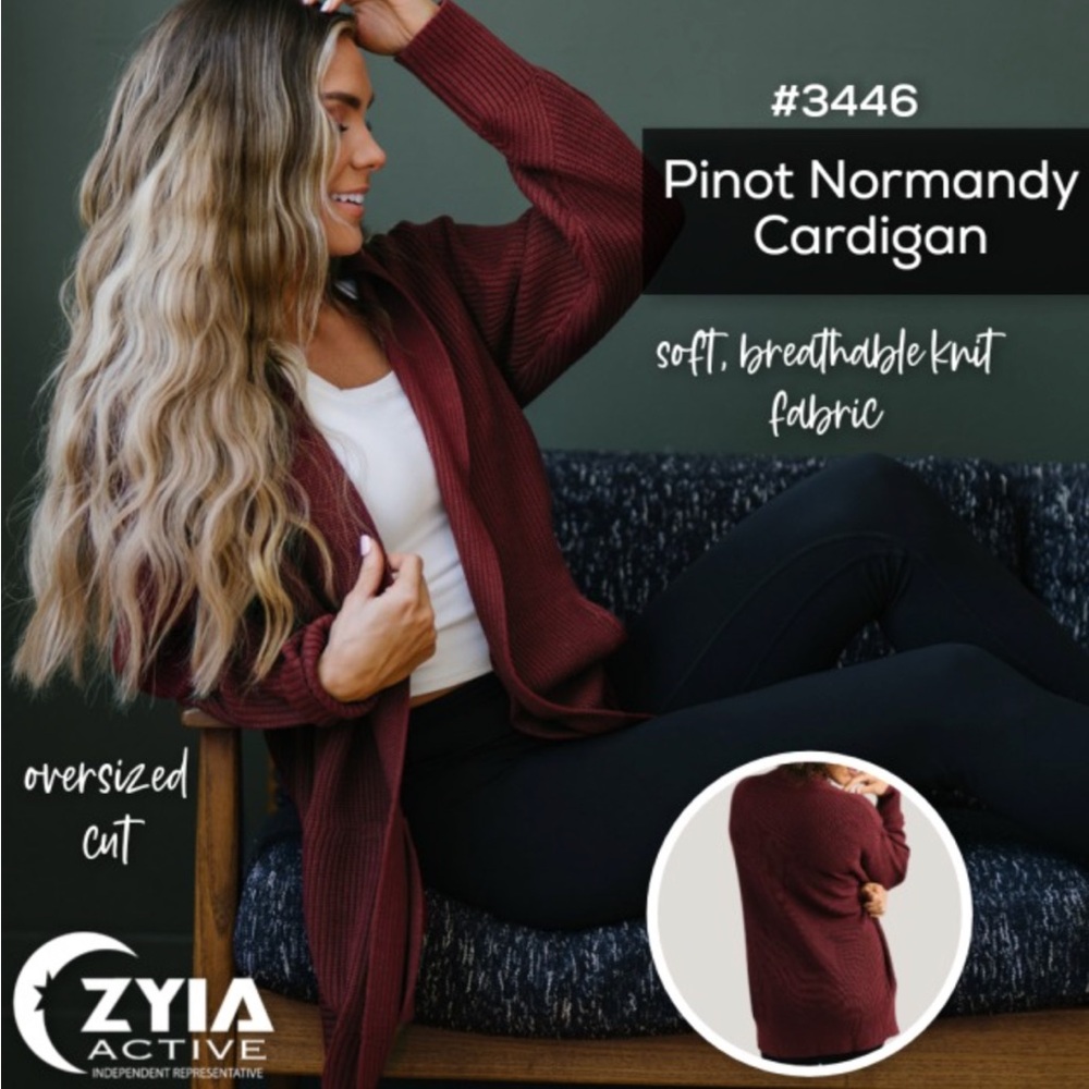 Zyia Pinot Normandy Cardigan